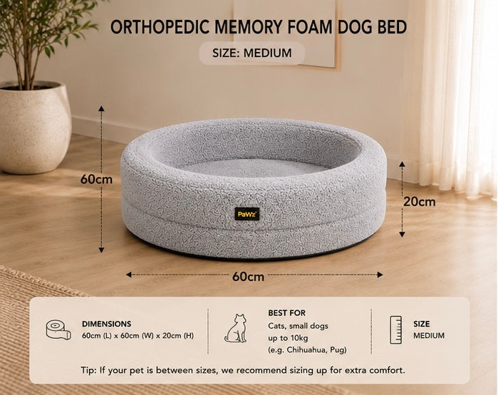M Orthopedic Memory Foam Pet Bed